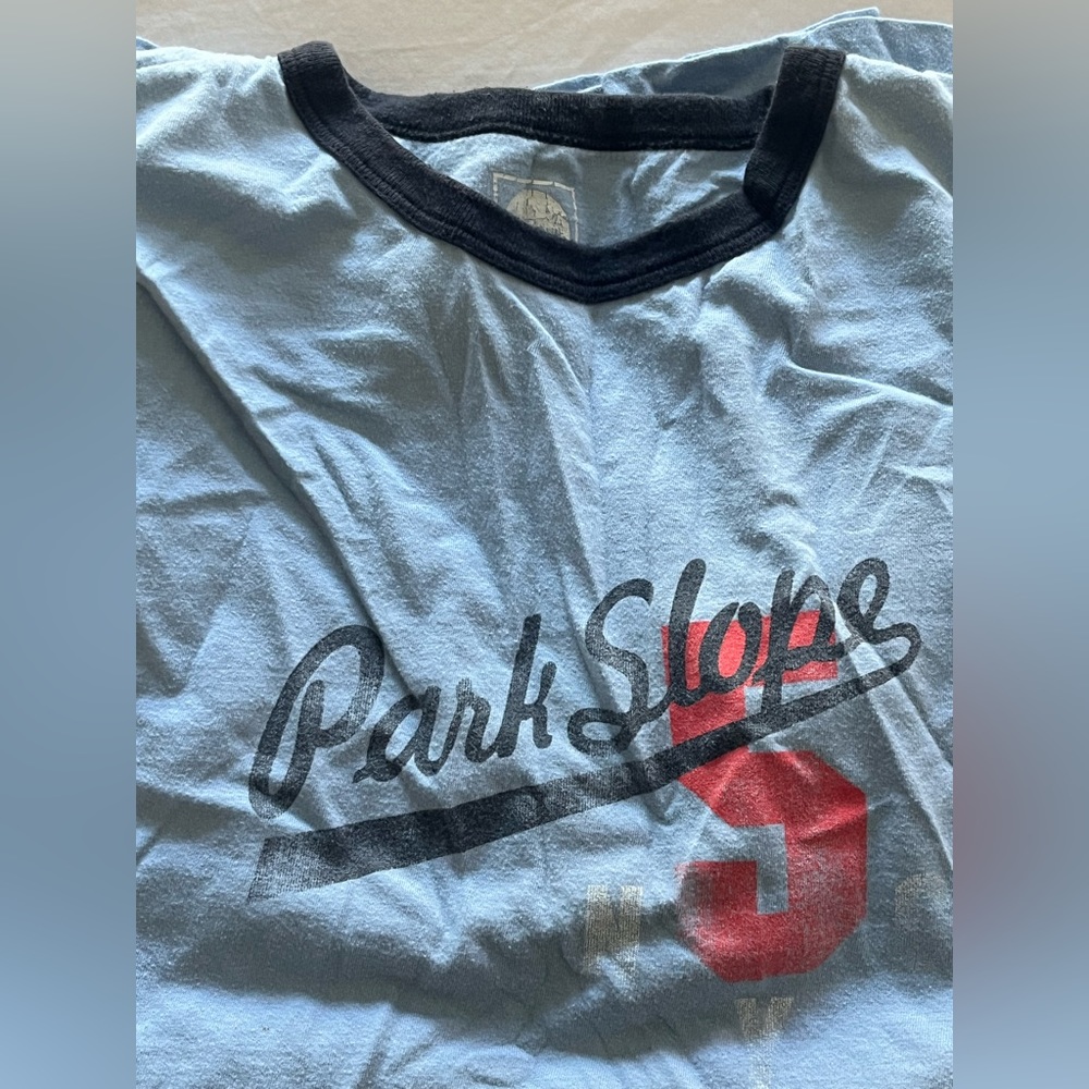 Vintage Blue Marlin Ringer Tee